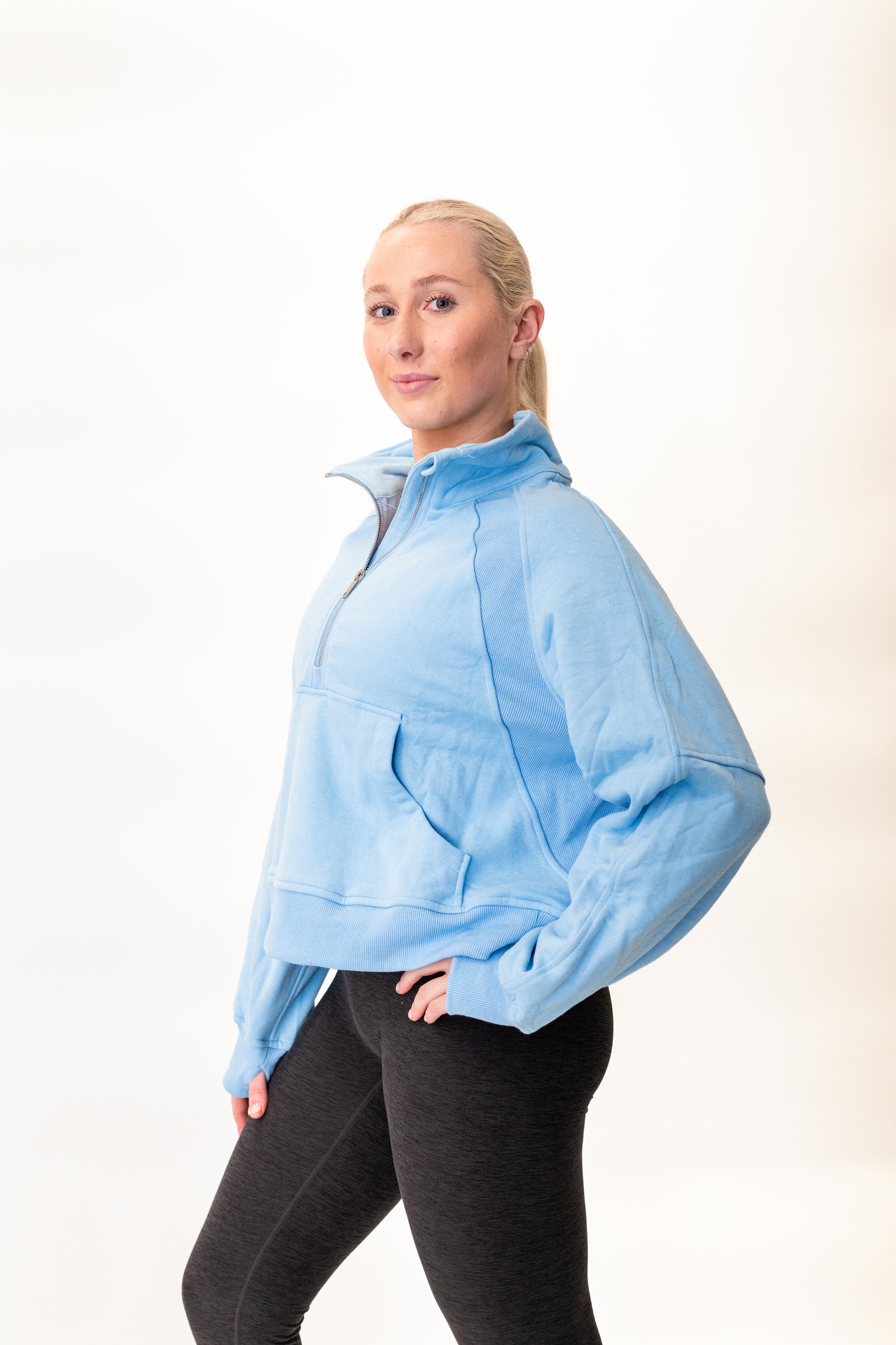 Xanthee Collar Sweatshirt