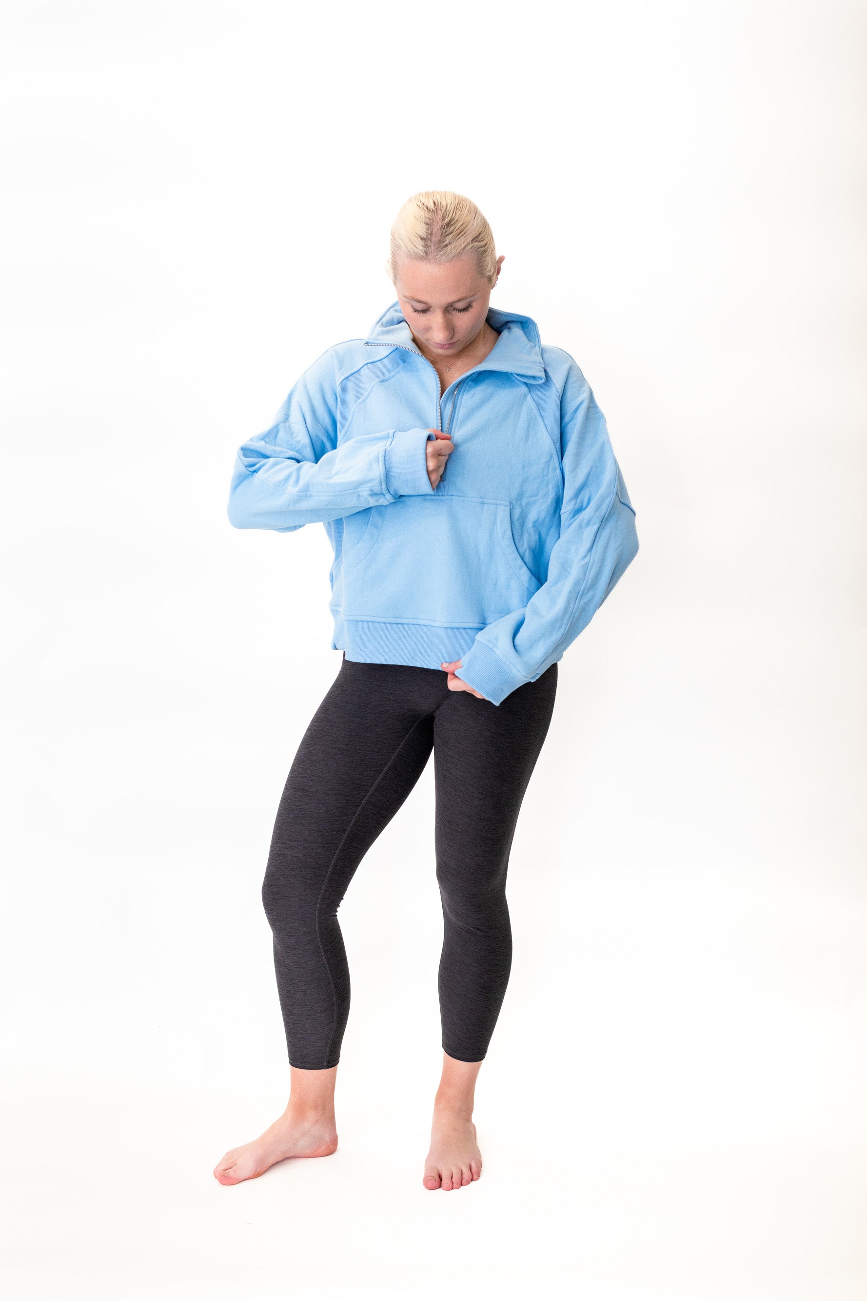 Xanthee Collar Sweatshirt