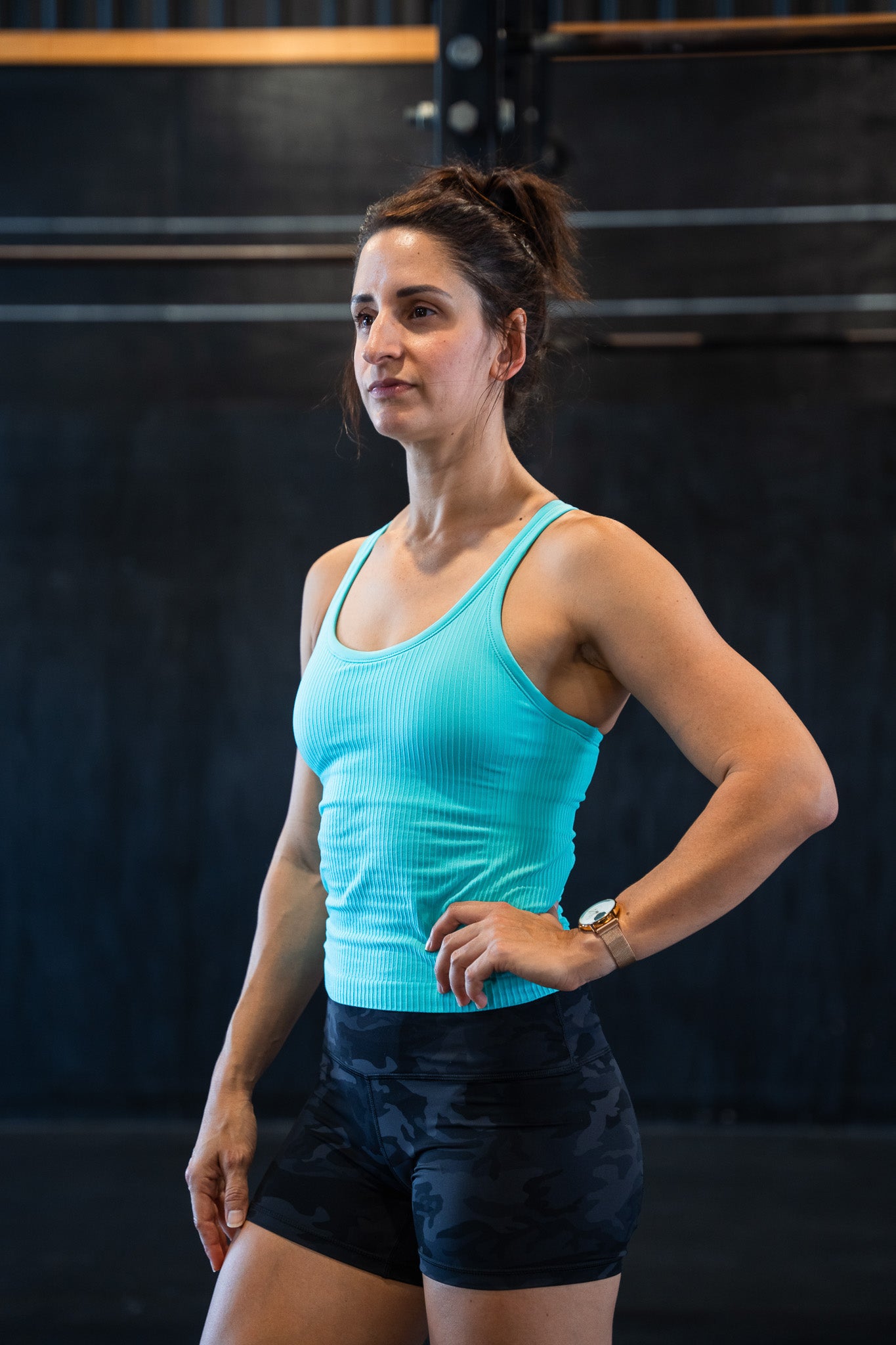 Rach Rib Short Muscle Singlet