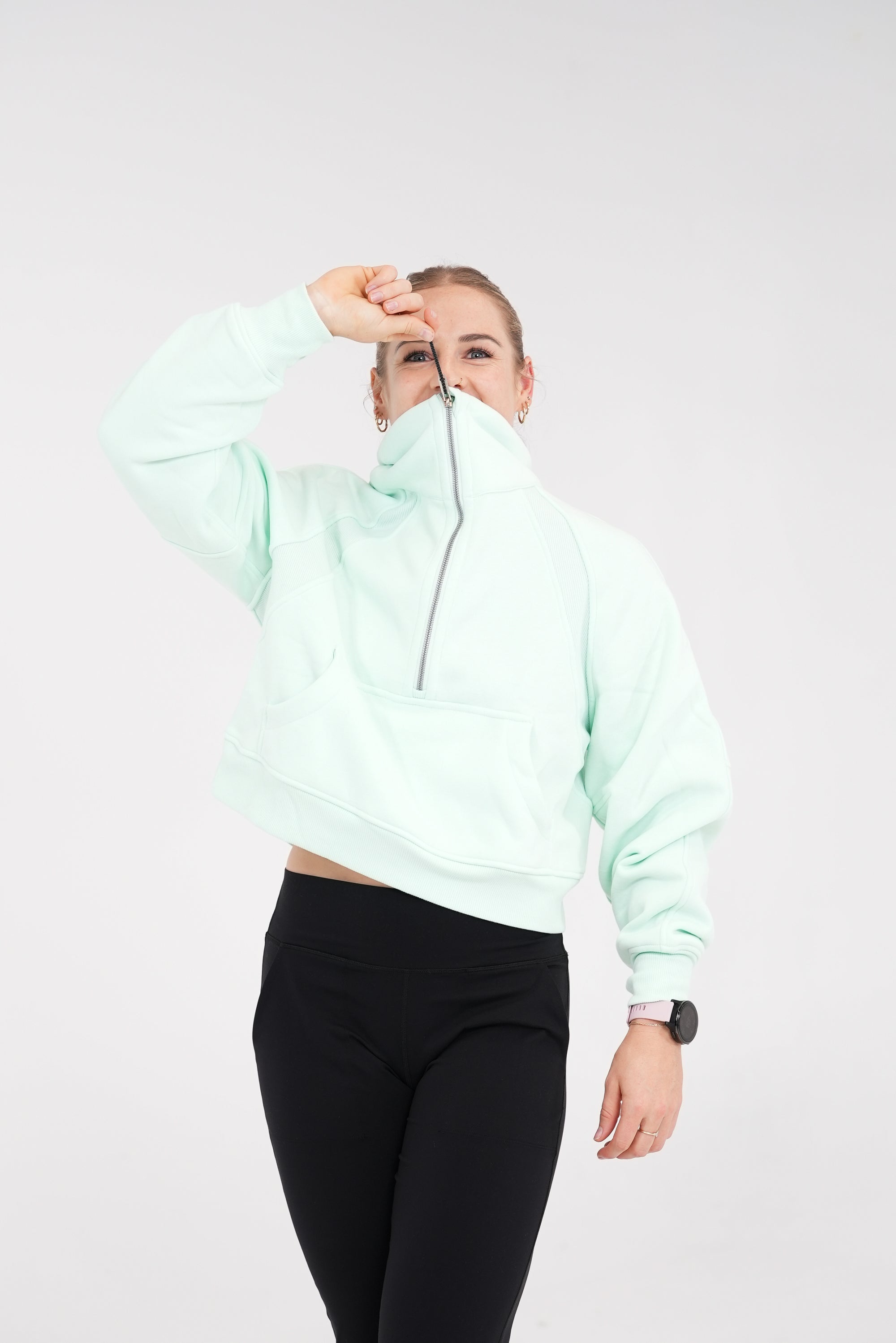 Xanthee Collar Sweatshirt