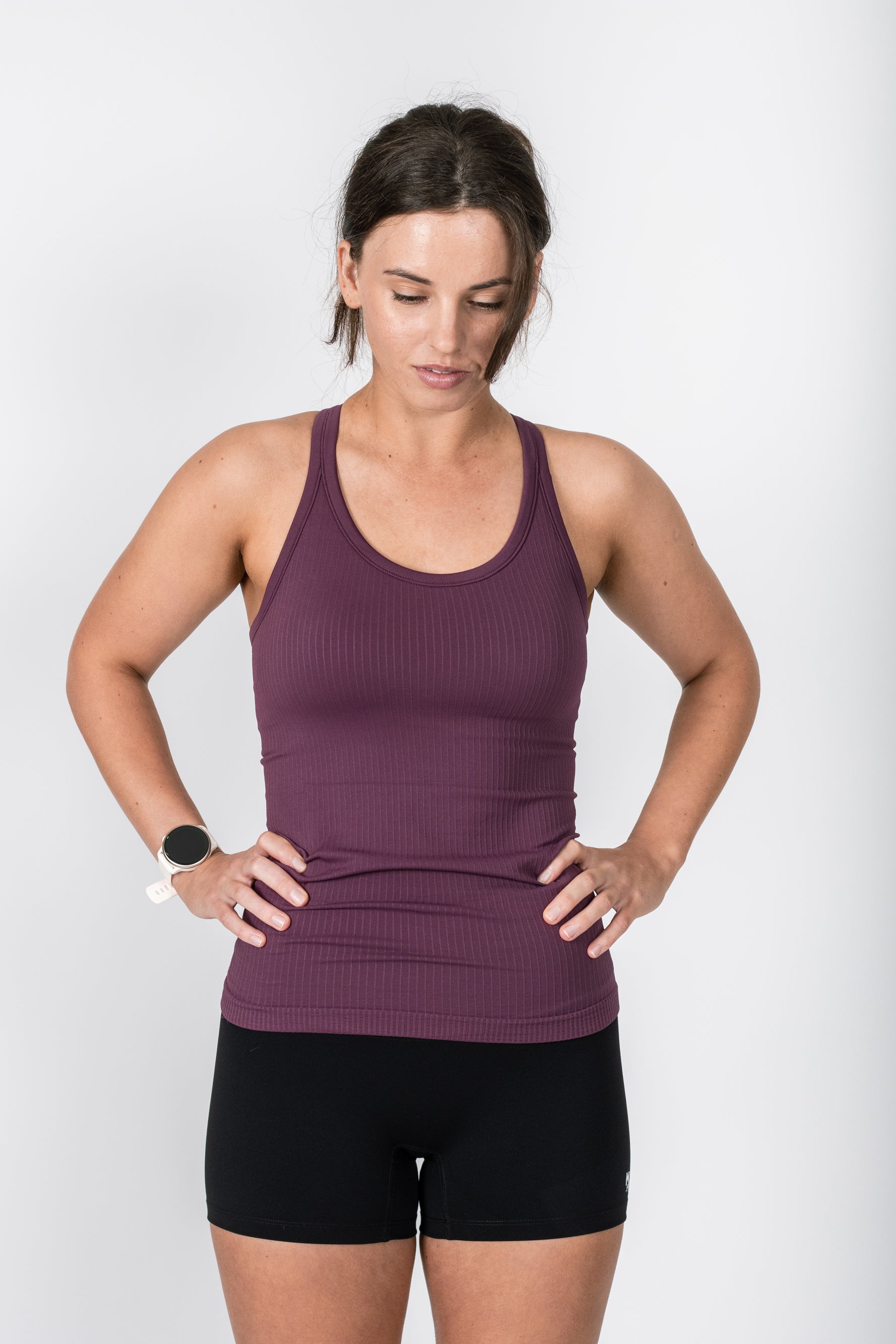 Rach Rib Mid Muscle Singlet