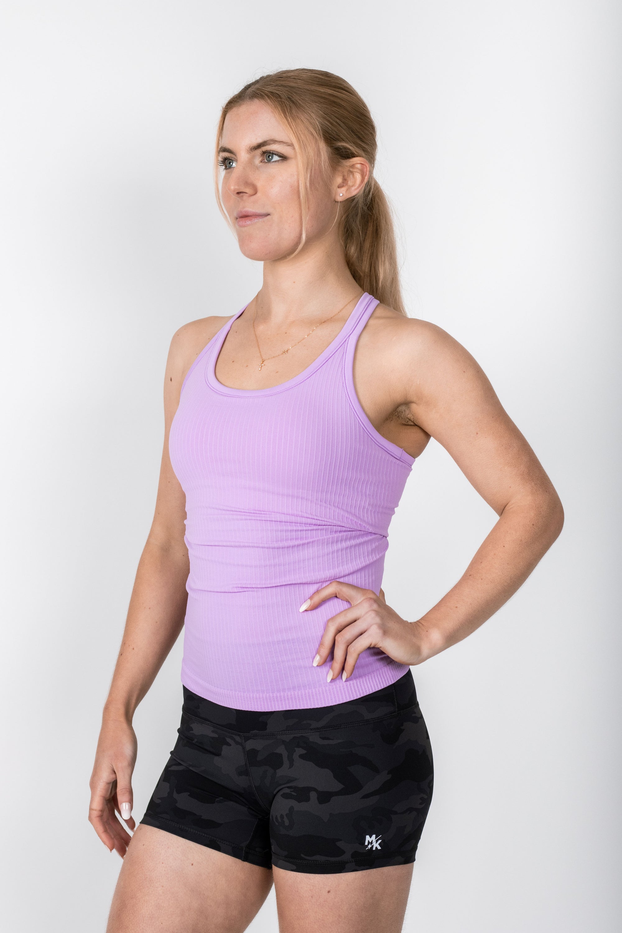 Rach Rib Mid Muscle Singlet
